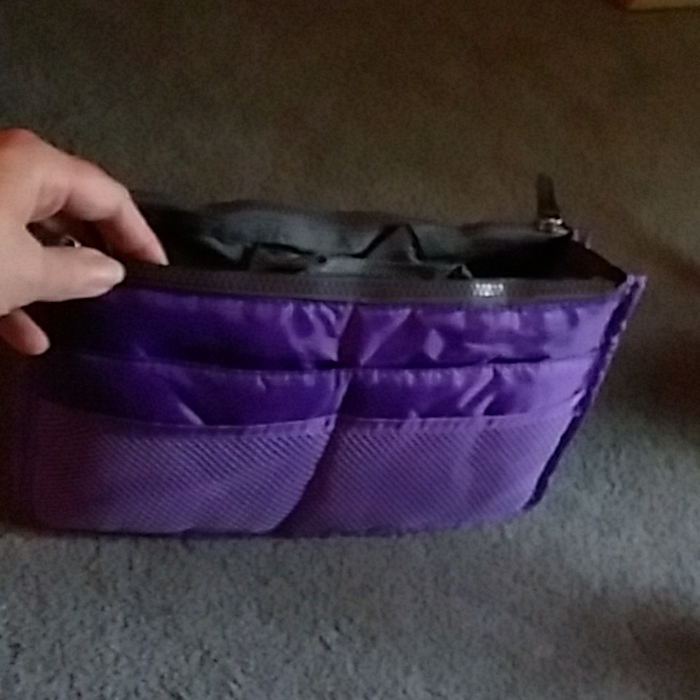 Purple travel bag